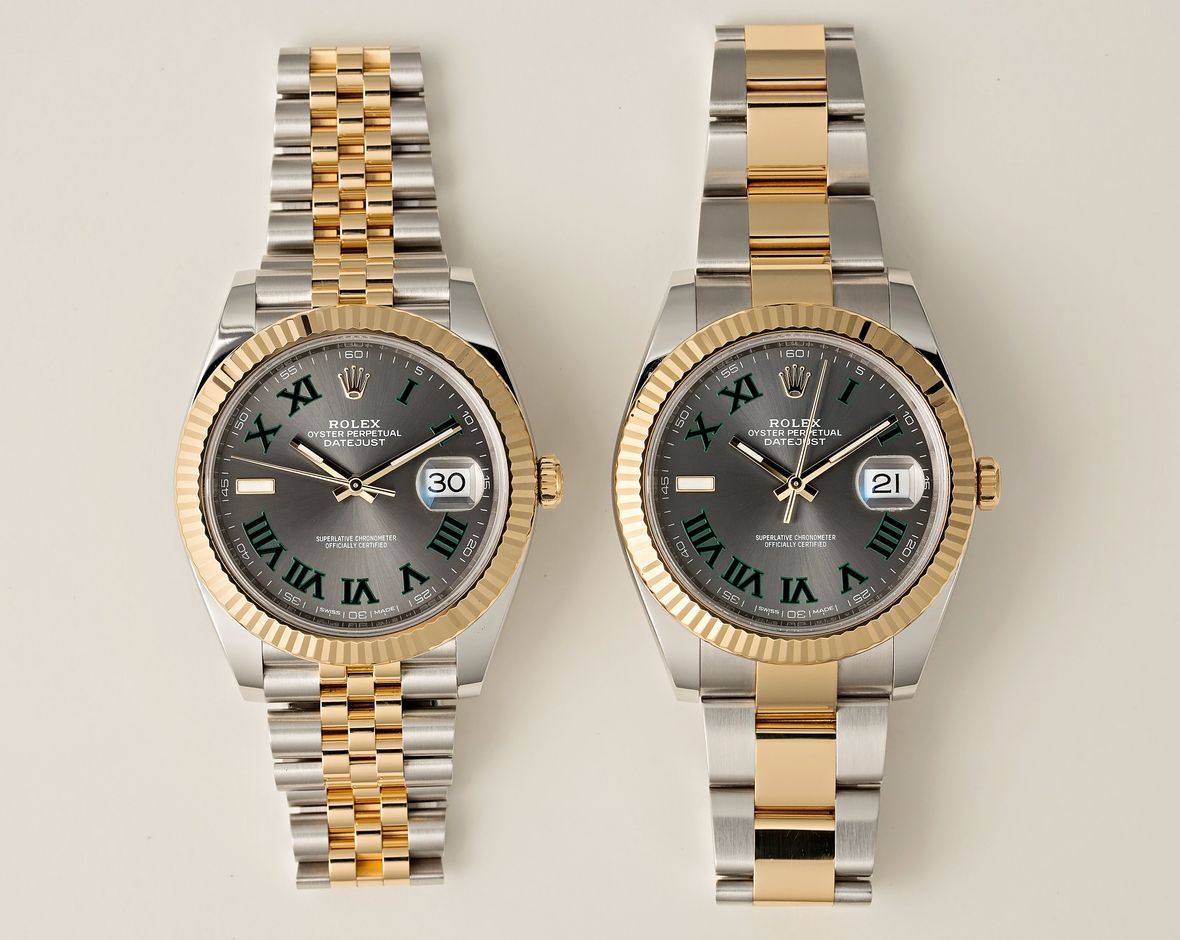 Rolex Datejust 41 126333 Two-Tone Rolesor Wimbledon Dial