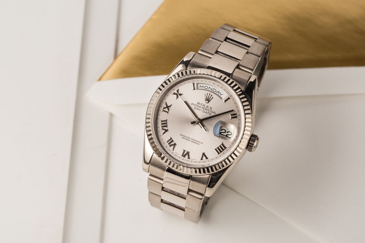 Revolve Capsule Collection Rolex Day-Date 118239 White Gold 