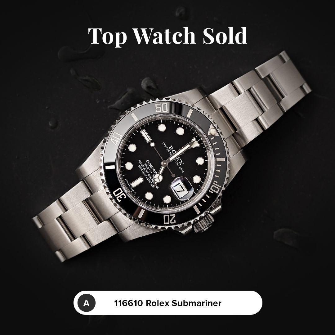 Top Watch Sold Rolex Submariner 116610