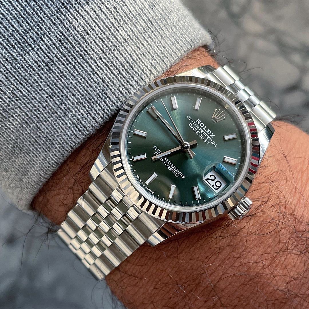 Rolex Datejust Green Dial