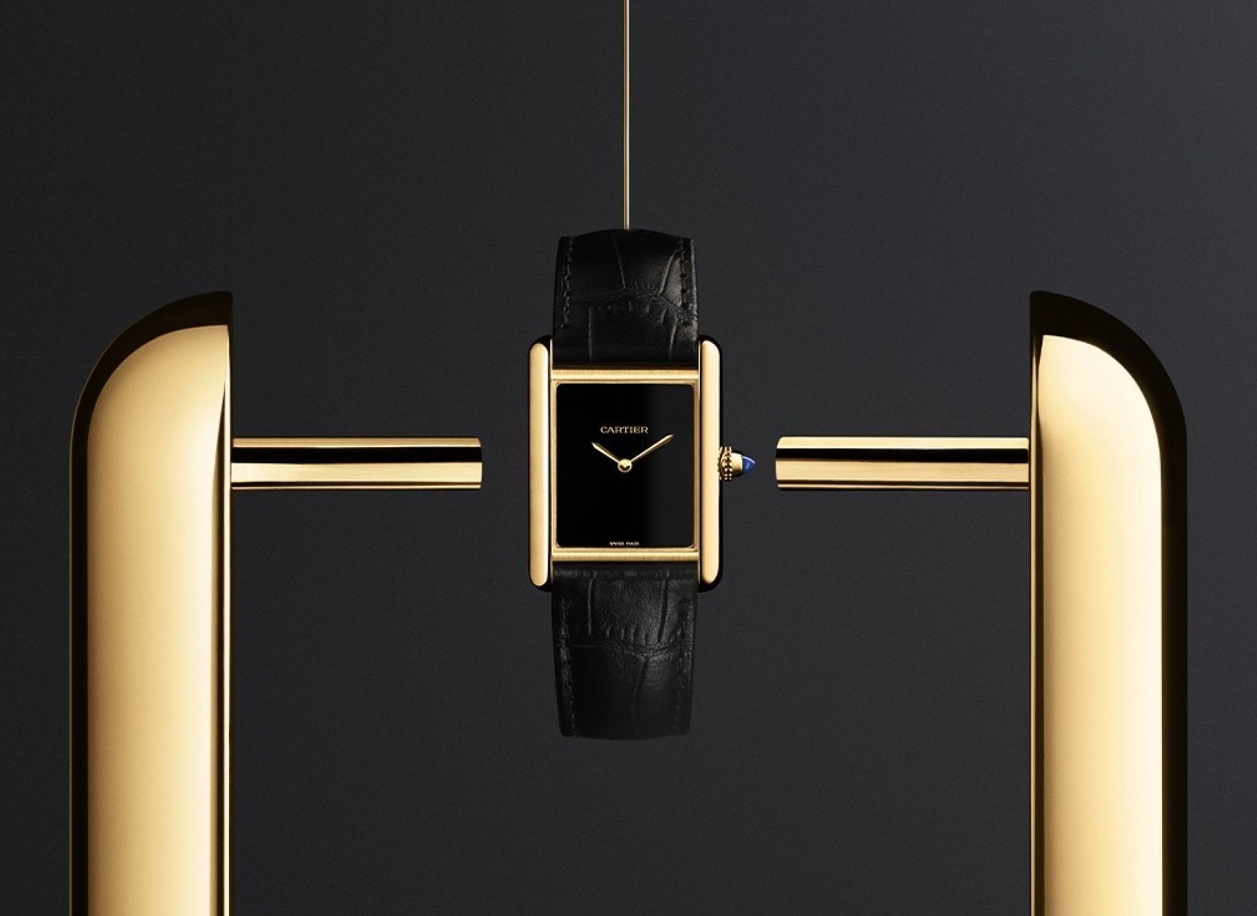 Tank Louis Cartier - Black Dial Tank Louis Cartier - Black Dial