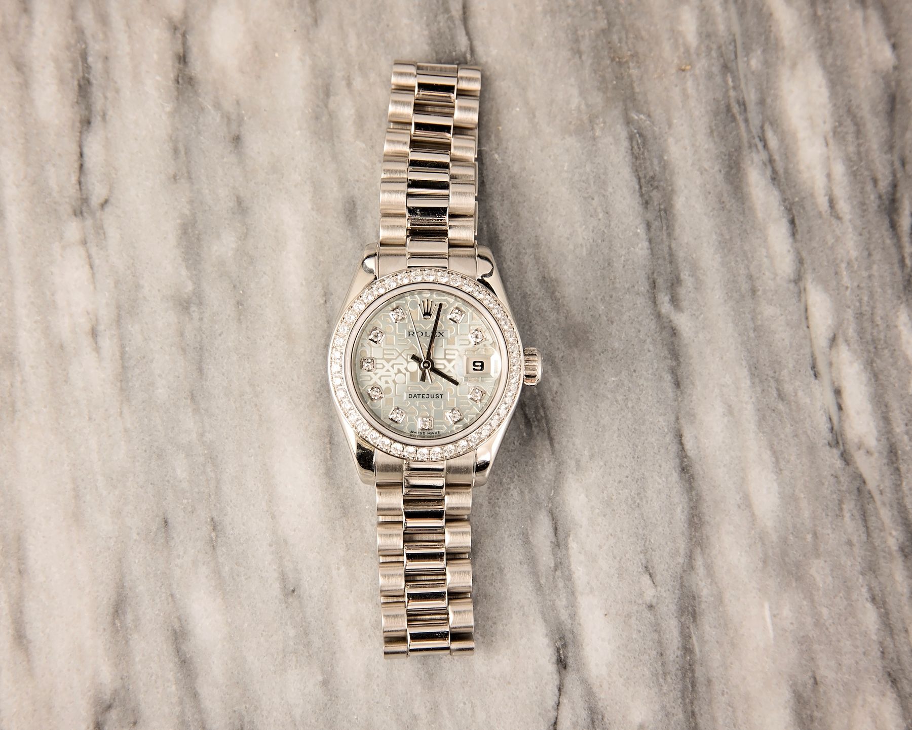 Rolex Lady President ref. 179136 Mother's Day Watches Rolex Platinum Lady President 179136