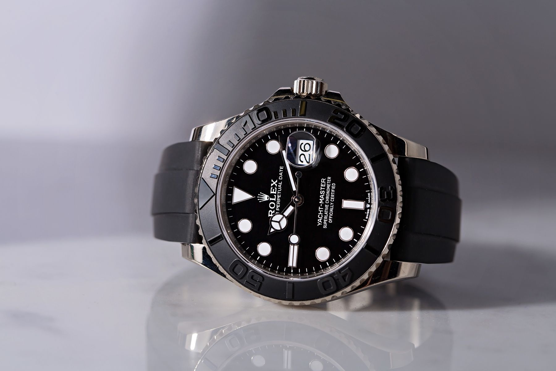 how to adjust rolex yacht master rubber band