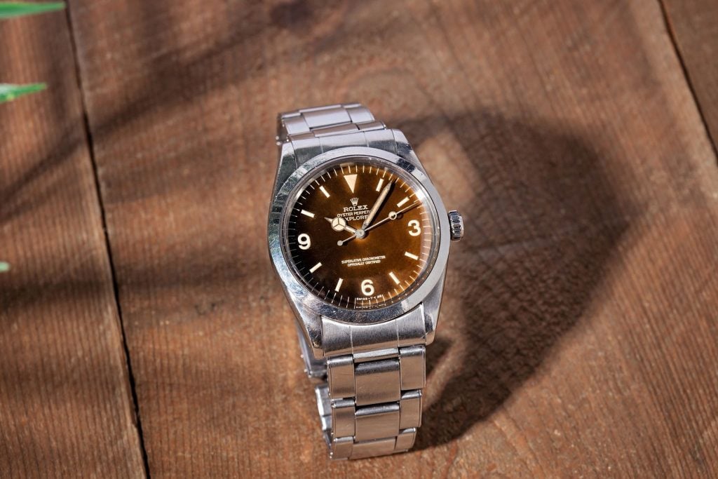 Vintage Rolex Explorer 1016 Tropical Dial Auction