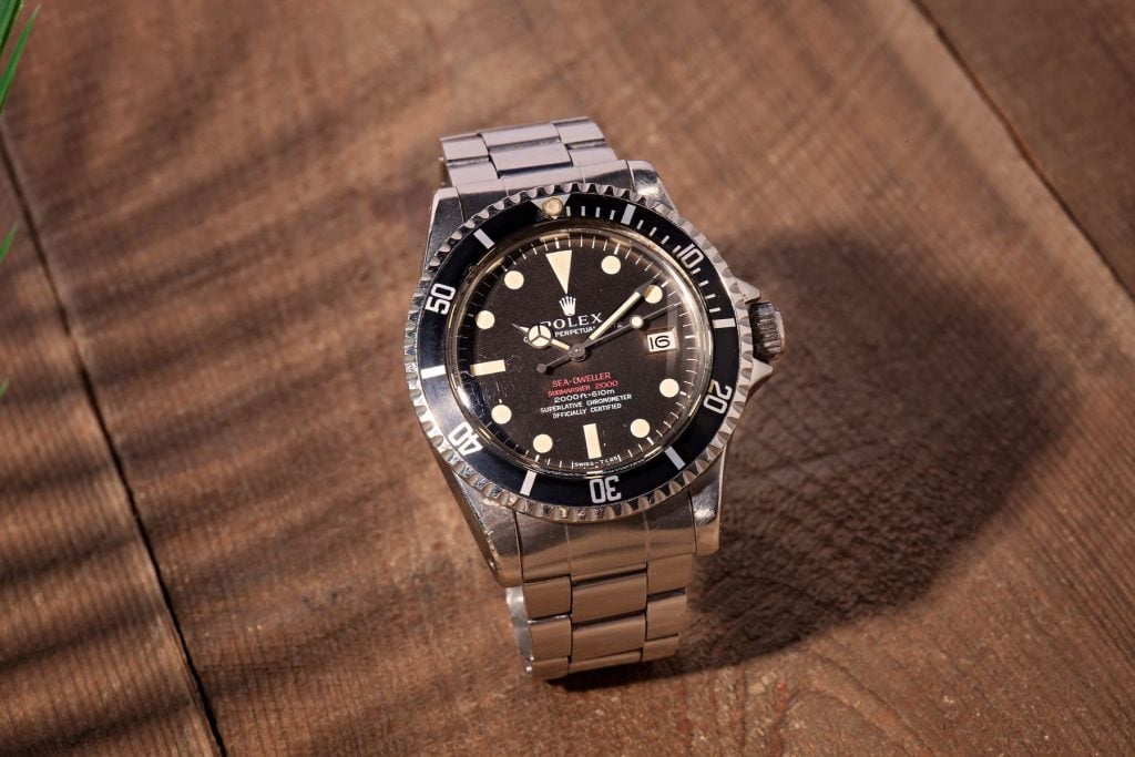 Vintage Rolex Sea-Dweller 1665 Tropical Dial Auction