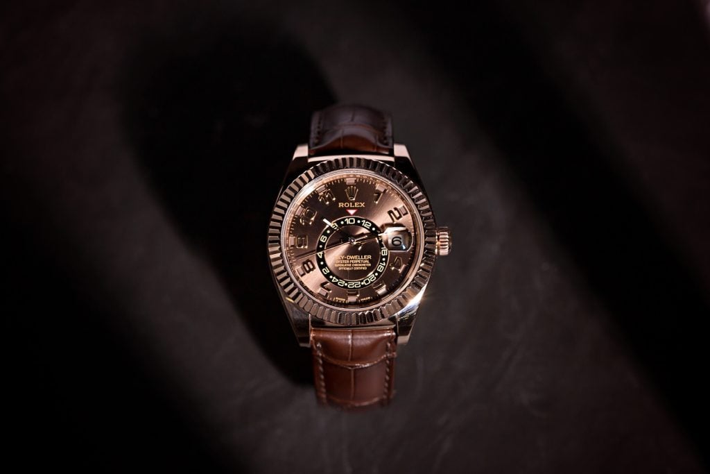 Roger Federer's Rolex Collection SKY-DWELLER EVEROSE REF. 326135