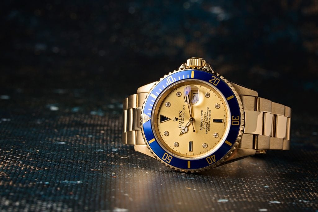 Rolex Submariner 16618 Serti Dial
