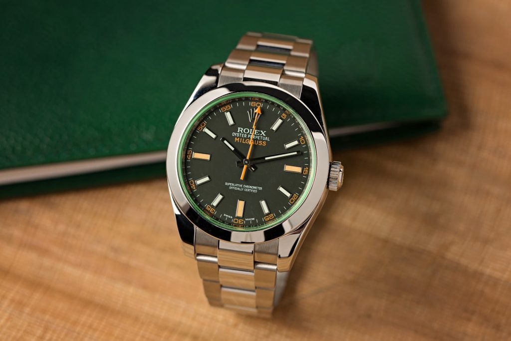 Roger Federer's Rolex Collection MILGAUSS REF. 116400GV