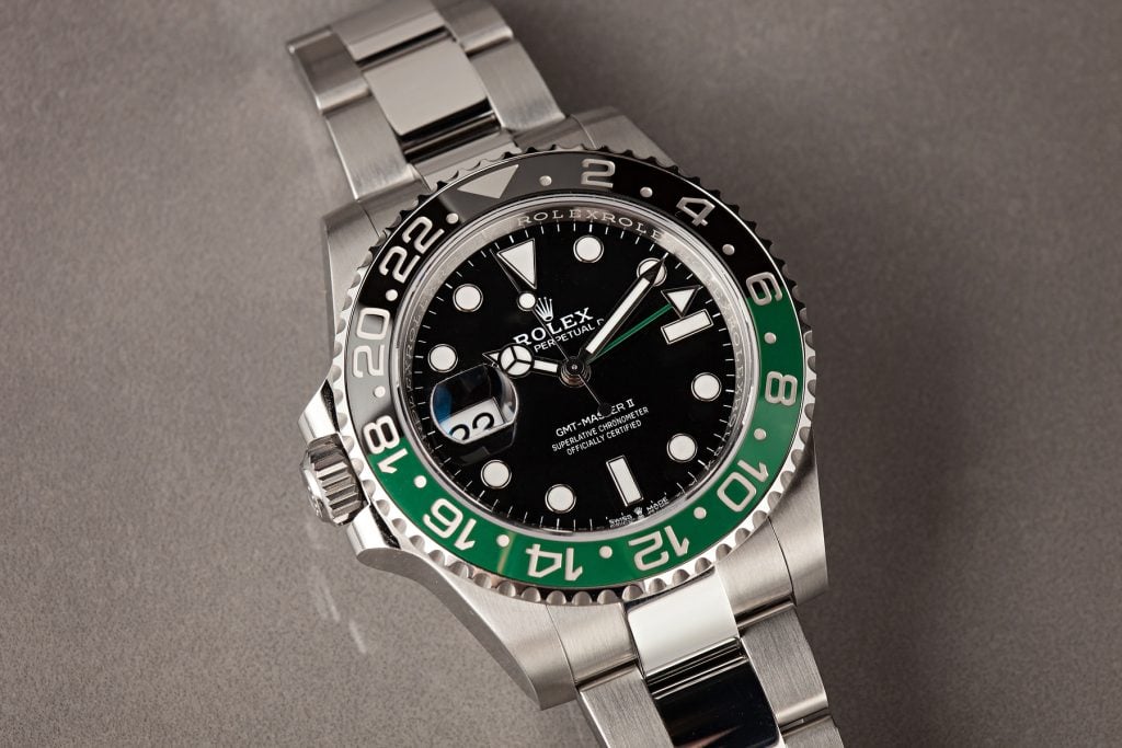 Roger Federer's Rolex Collection GMT-MASTER II “LEFTY” REF. 126720VTNR