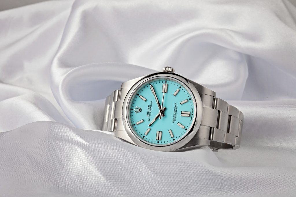 My first Rolex Oyster Perpetual Tiffany Dial