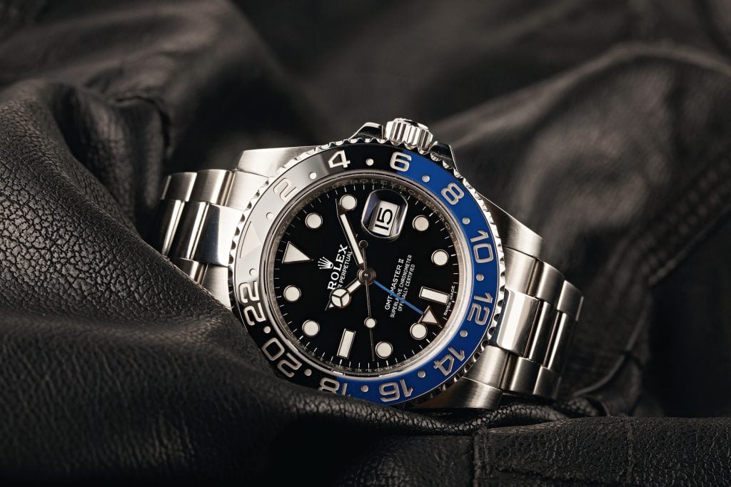 Roger Federer's Rolex Collection GMT-MASTER II “BATMAN” REF. 116710BLNR