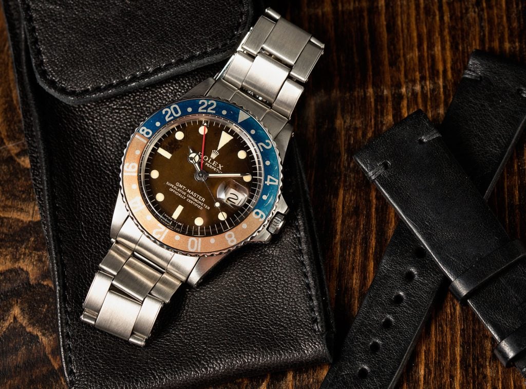 Vintage Rolex GMT-Master 1675 Tropical Dial