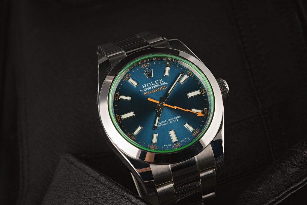 Rolex Milgauss 116400GV Z-Blue Dial