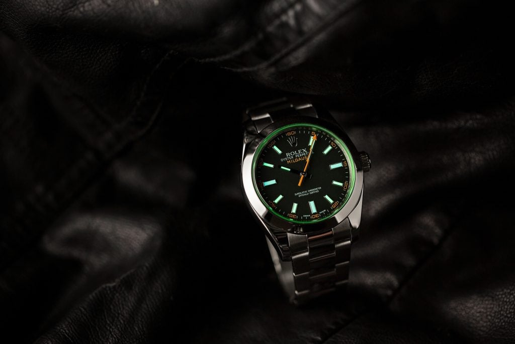 Rolex Milgauss 116400GV Green Sapphire Crystal