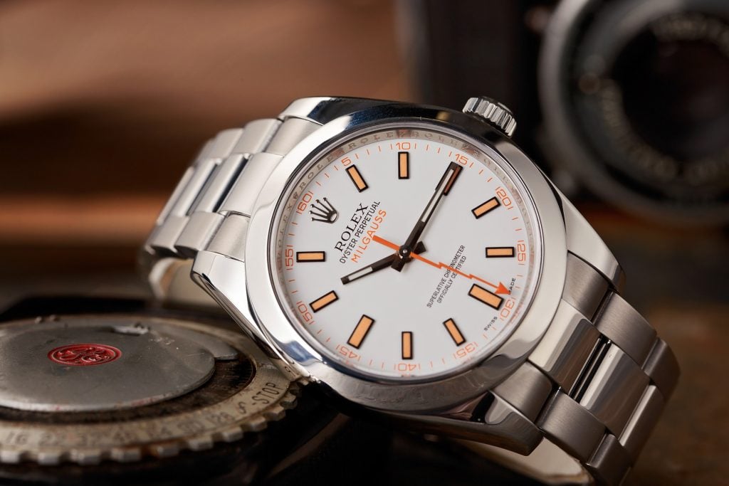 Rolex Milgauss 116400 White Dial