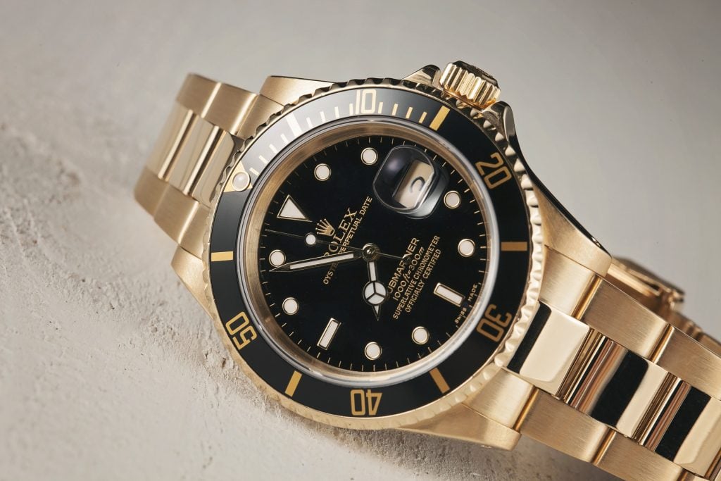 Rolex Submariner 16618 Black Dial