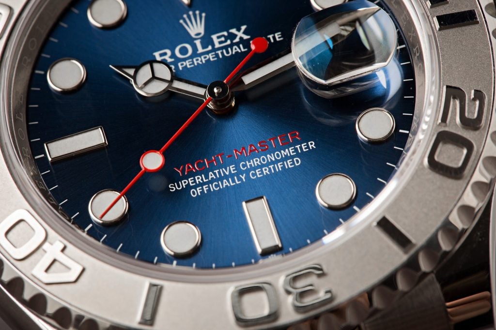 Rolex Yacht-Master 40 Platinum Blue Dial