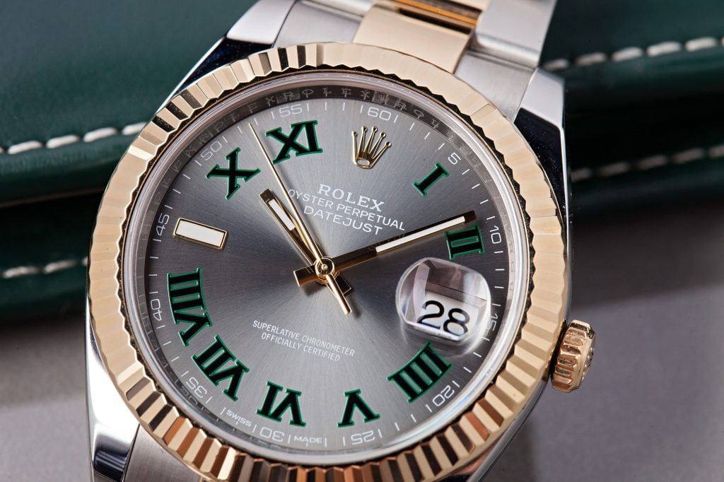 Rolex Paris Masters 2021 Datejust Wimbledon Dial