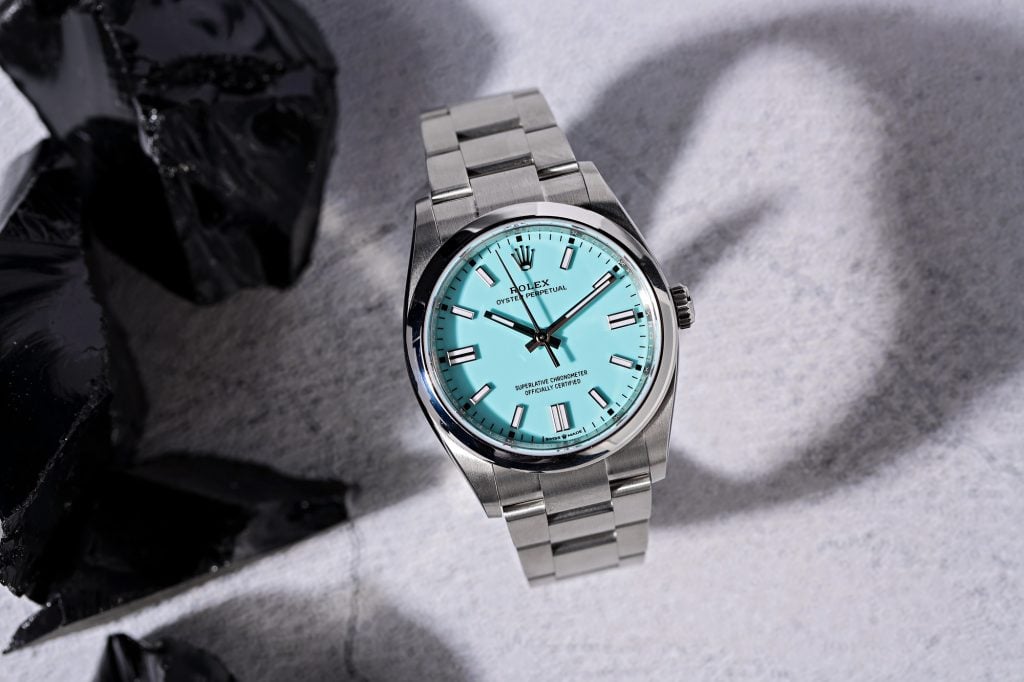 Rolex Tiffany Blue Dial Oyster Perpetual 36mm Turquoise