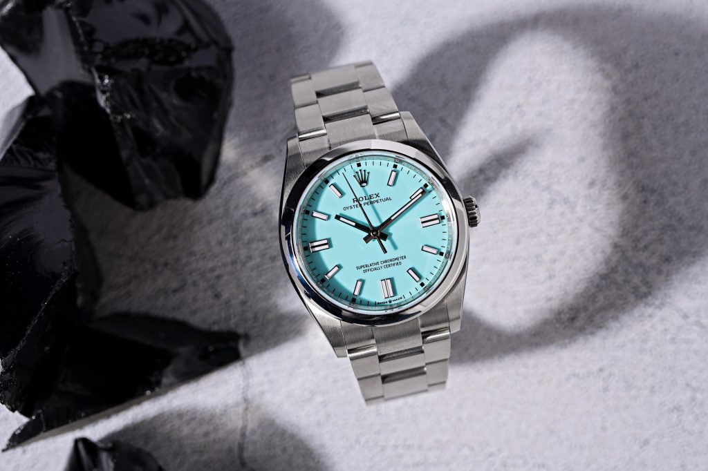 Rolex Oyster Perpetual Blue 124200