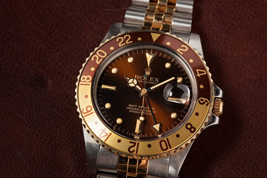 Vintage Rolex GMT-Master 16753 Brown Nipple Dial