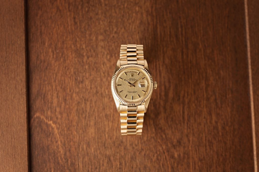 Vintage Rolex Day-Date 1803 President 18k Gold