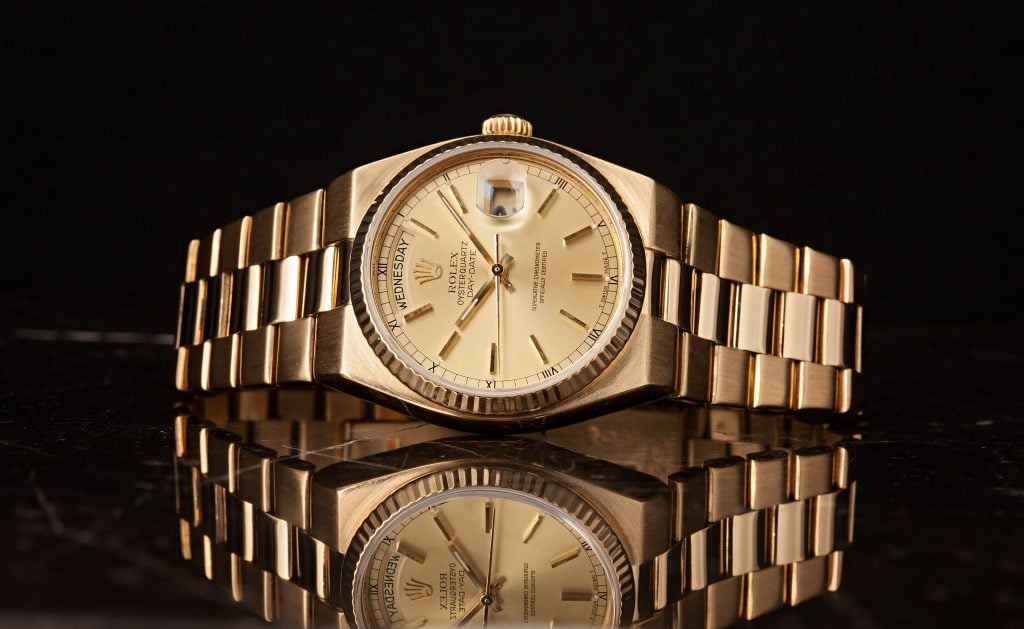 Do Rolex Watches Have Batteries? Oysterquartz Day-Date Yellow Gold