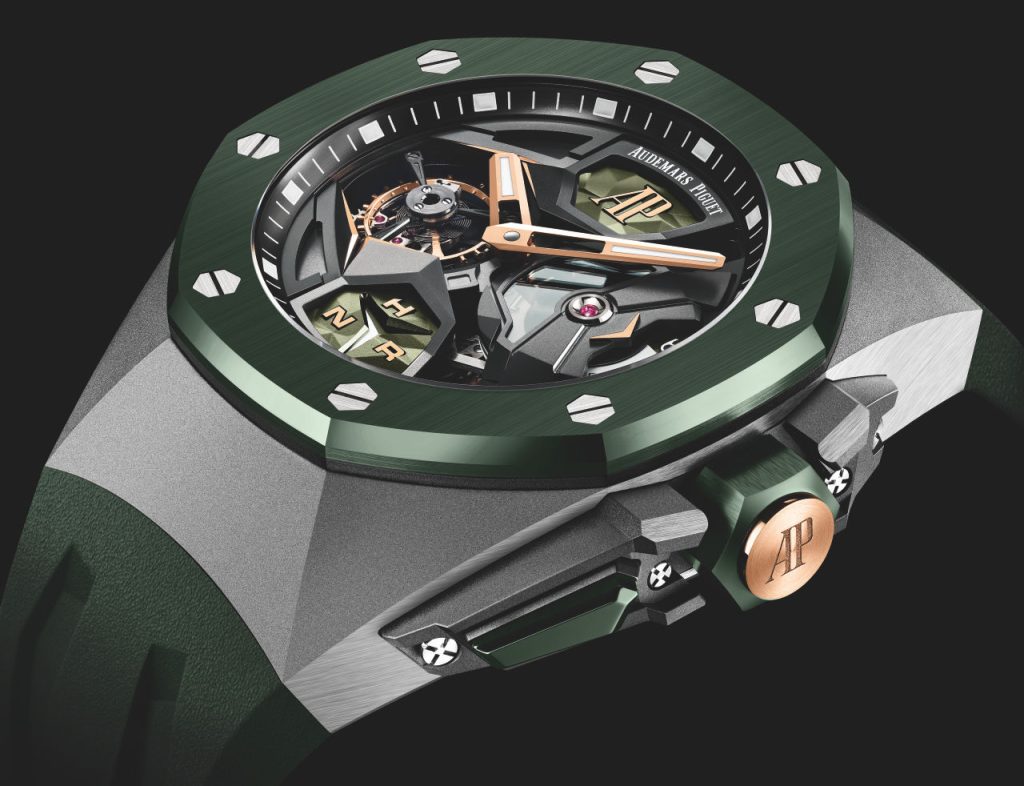 New Audemars Piguet Releases Royal Oak Concept Flying Tourbillon GMT Green