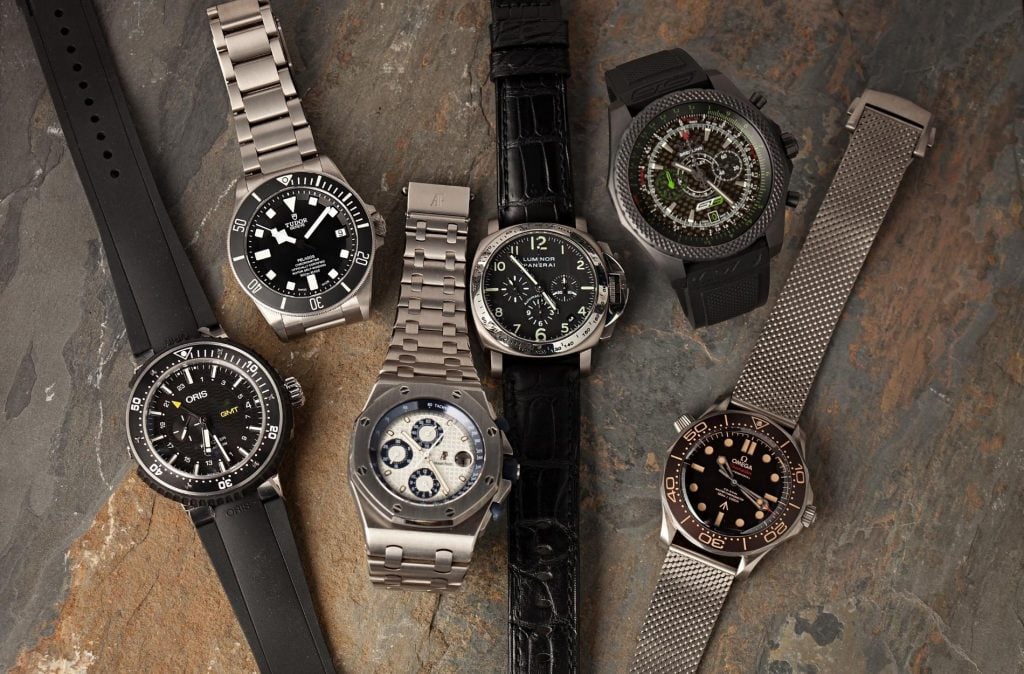 titanium luxury watches