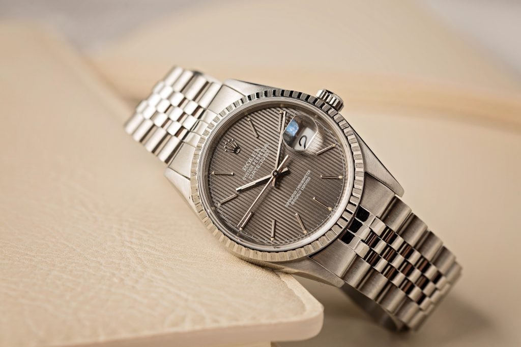 Rolex Datejust Stainless Steel Ultimate Buying Guide Engine Turned Bezel