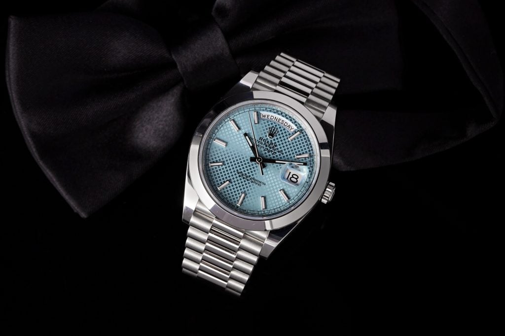 Rolex Day-Date Platinum Ice Blue Dial