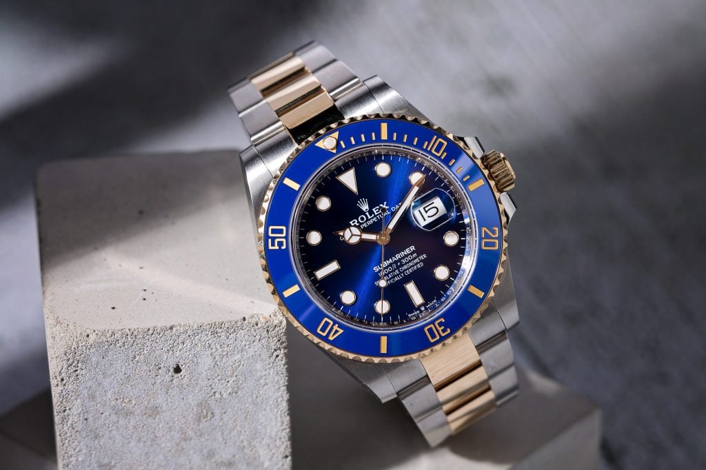 Blue Rolex Submariner Two-Tone 126613LB