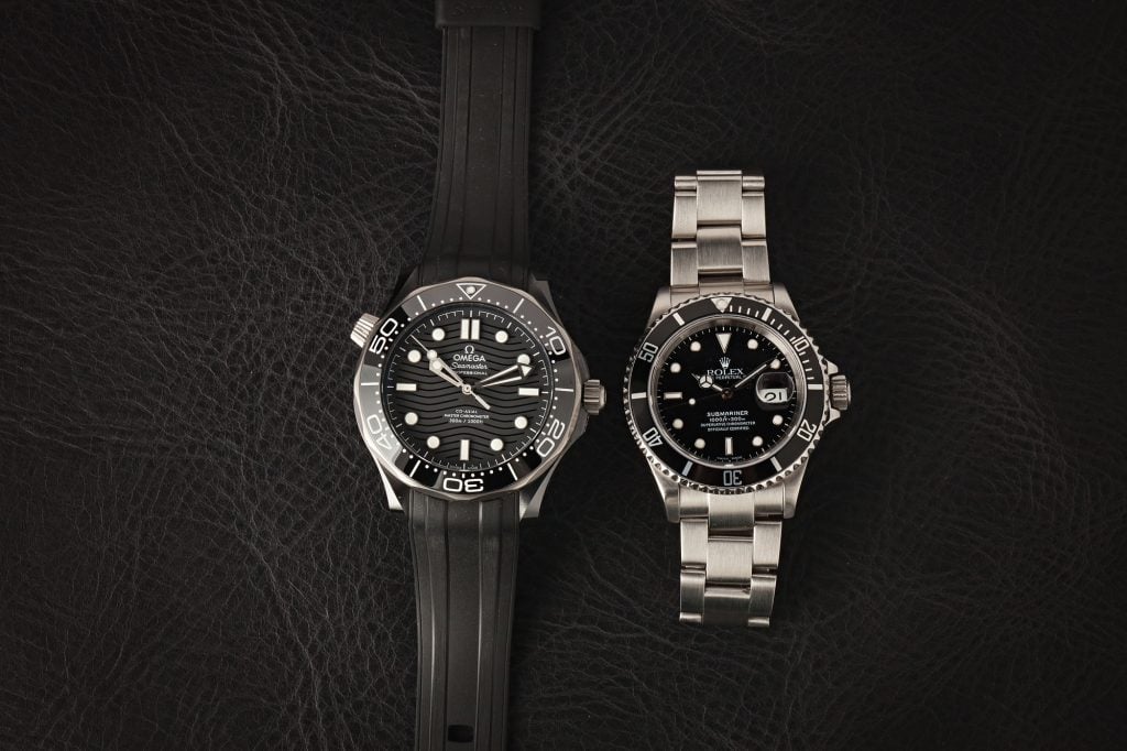 Omega Seamaster vs Rolex Submariner - Black Dial Watches