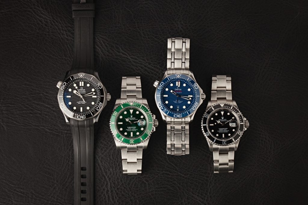 Omega Seamaster vs Rolex Submariner Watches