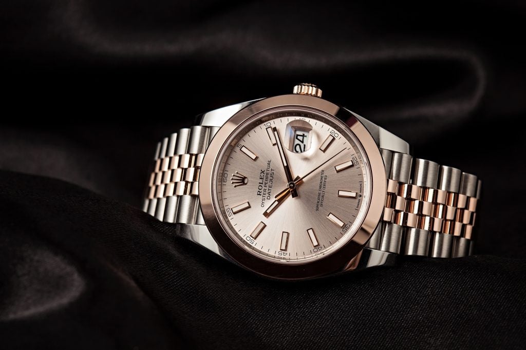 Datejust 41 Everose Rolesor handcrafted Swiss made Rolex