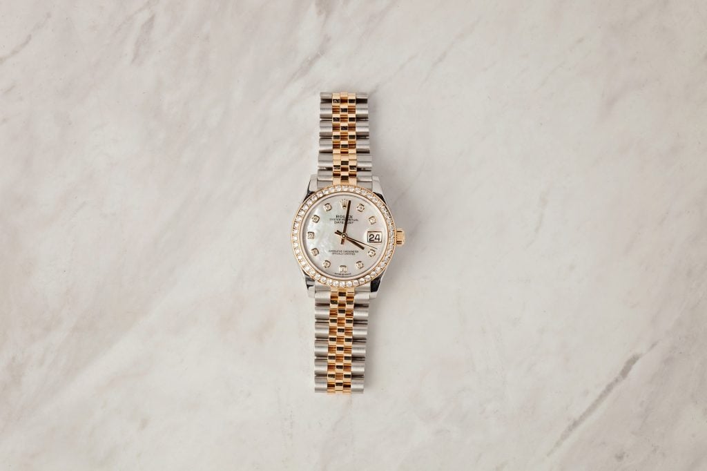 Gold Rolex Womens Watches Two-Tone Jubilee Bracelet