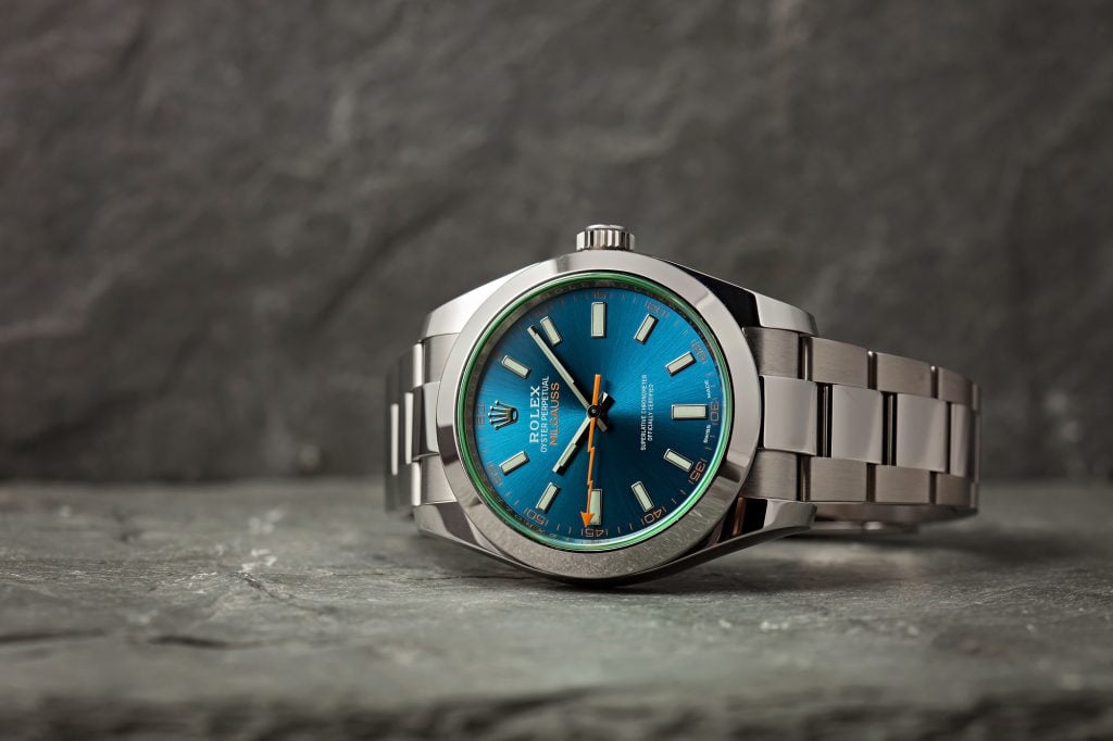 Milgauss Z-Blue made by Rolex