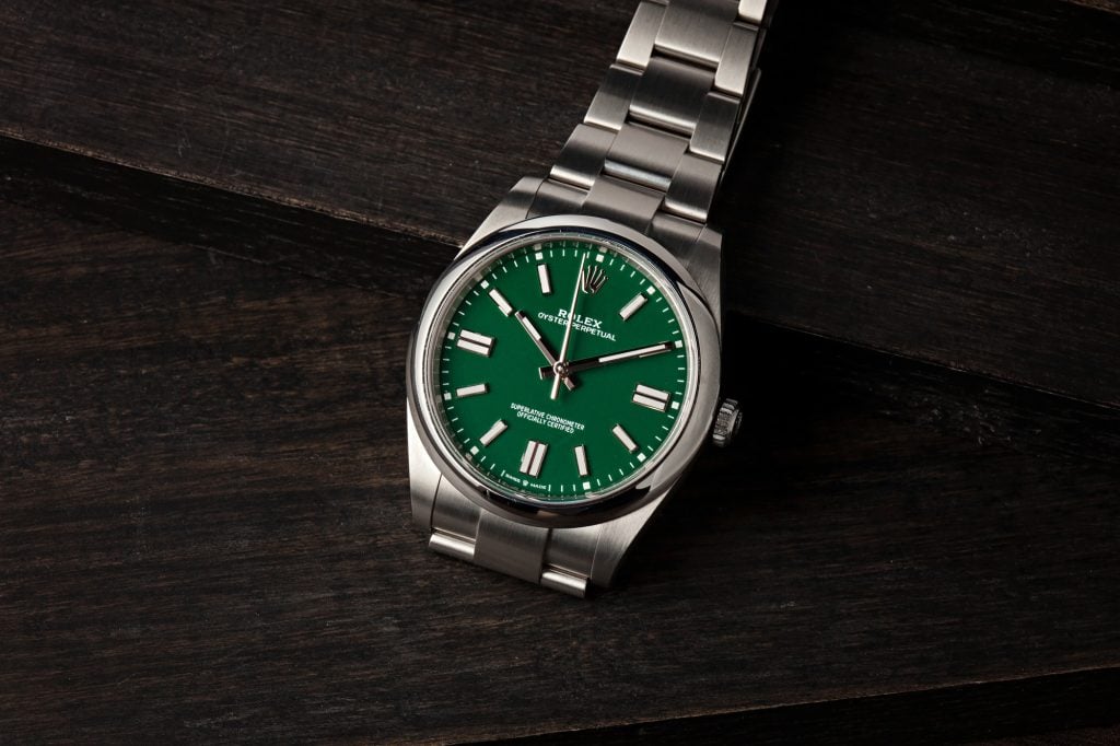 Rolex Oyster Perpetual 36mm Green Dial