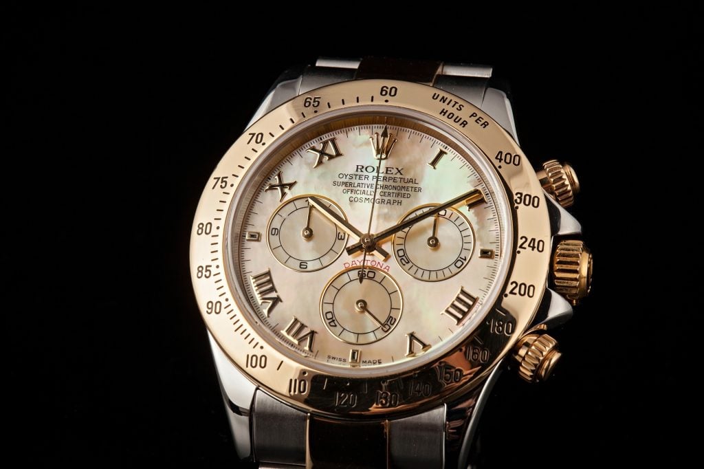 Mother of Pearl Rolex Daytona Two-Tone
