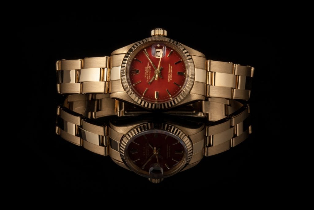 Ladies Rolex Datejust 6917 - Oxblood Stella Dial