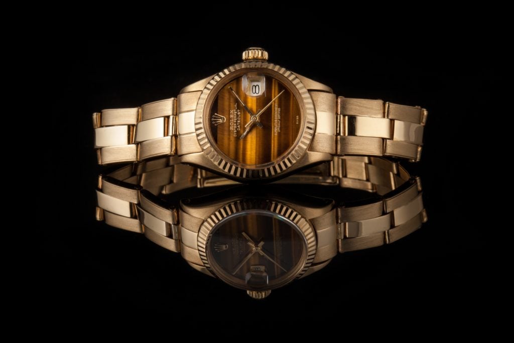 Ladies Rolex Datejust 6917 - Tiger Eye Dial