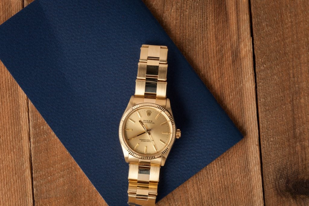 Vintage Rolex Oyster Perpetual Fluted Bezel