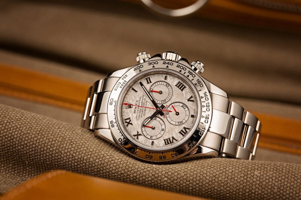 Rolex Daytona 116509 White Gold Meteorite Dial