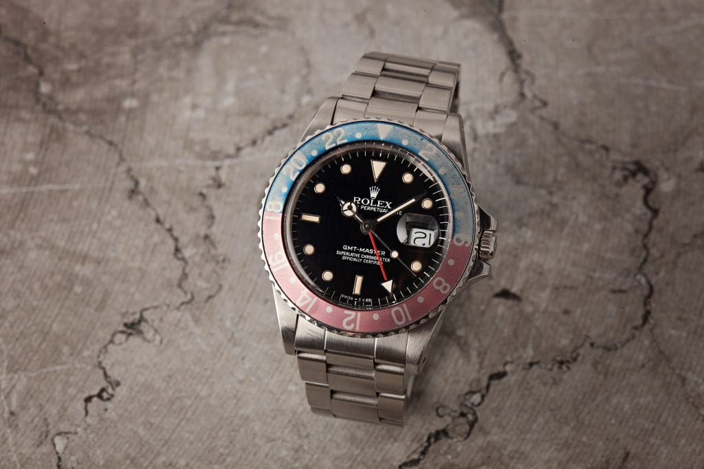 Rolex 16750 GMT-Master Pepsi Bezel