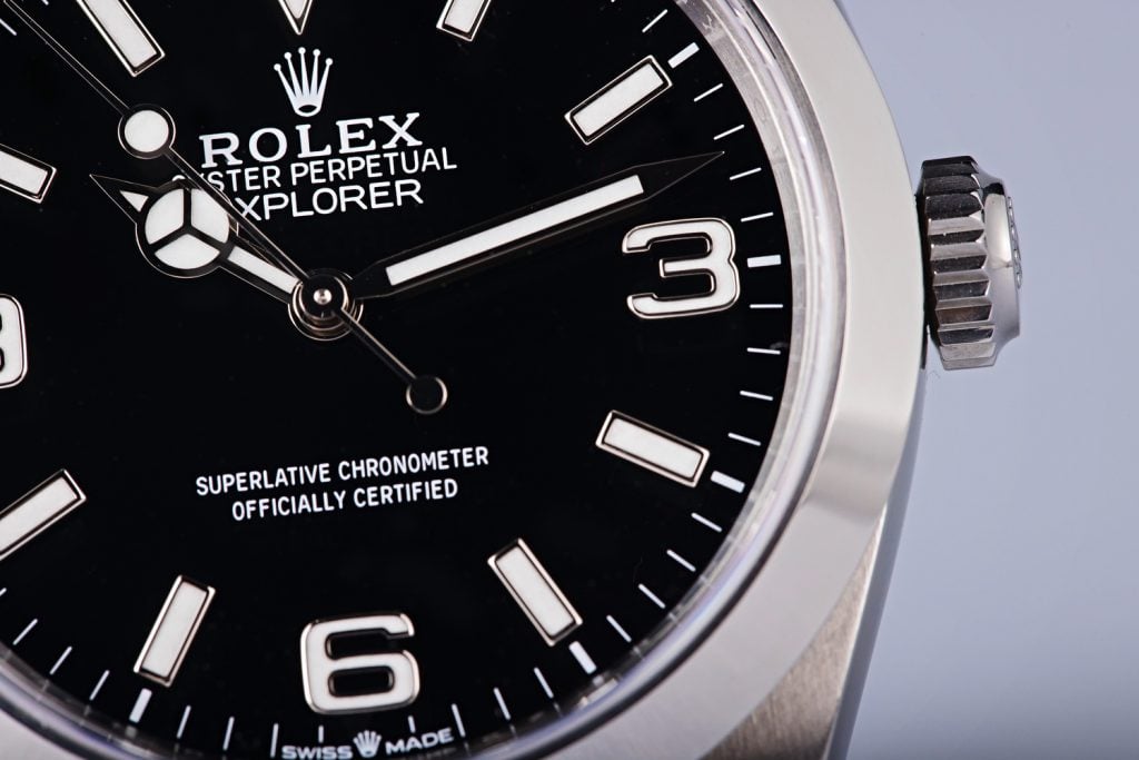 Rolex Explorer 40 224270 - Set the time