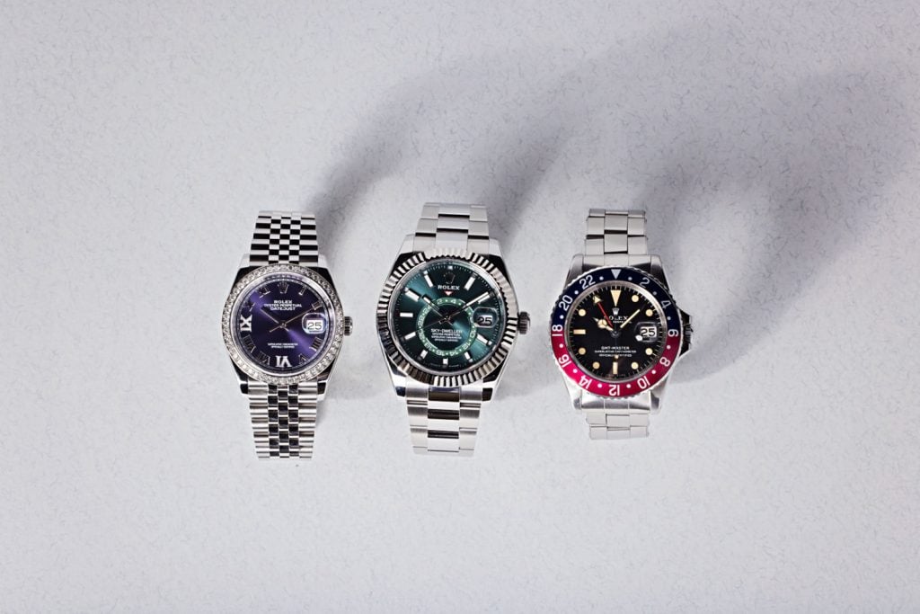 Rolex watch models price range