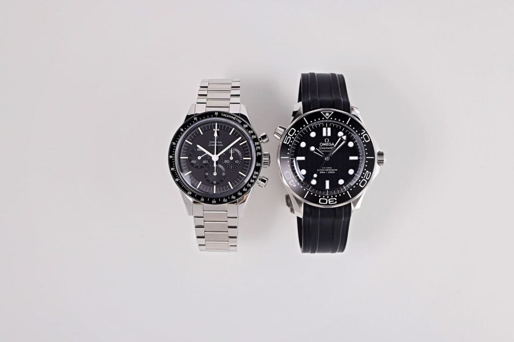 OMEGA Speedmaster and OMEGA Seamaster watches