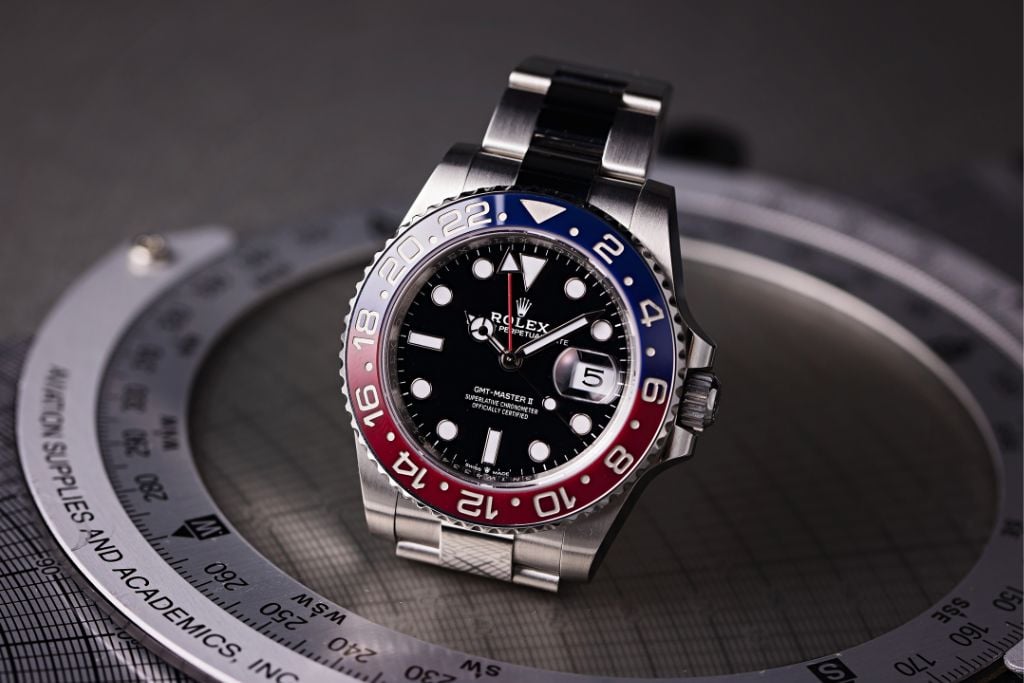 Unique Rolex Watch "Pepsi" GMT-Master II