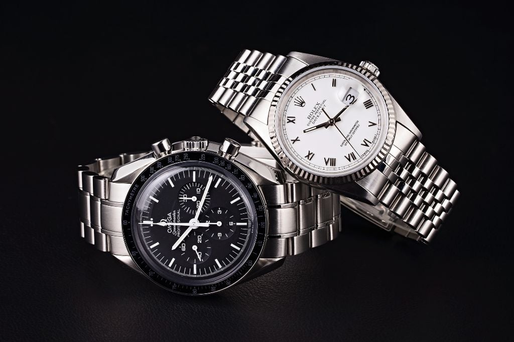 Mechanical vs Automatic Watch - Manual Wind Omega Watch vs Automatic Rolex Watch