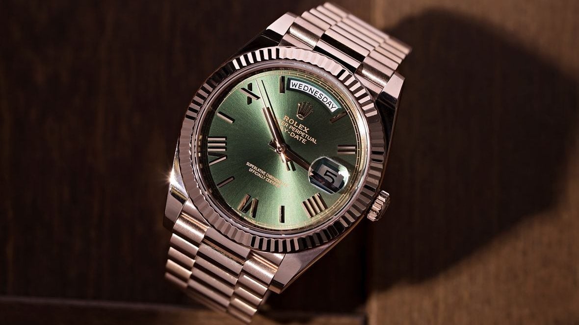 Rolex Day-Date 40 ref. 228235 Rolex Green Dial Watches: Rolex Day-Date 40 and 36